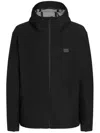 Dolce & Gabbana Hooded Cotton Jacket In Black