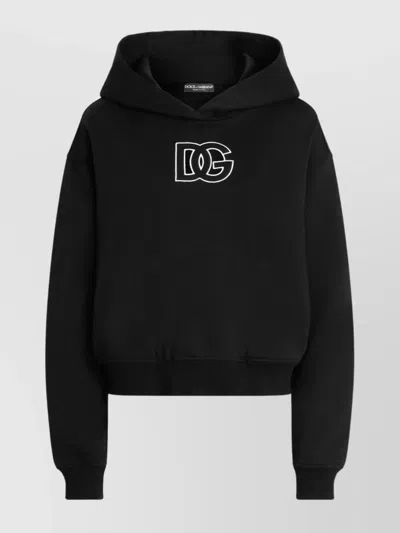 DOLCE & GABBANA HOODED KNITWEAR RIBBED FINISH