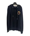Dolce & Gabbana Hooded Long-sleeved Sweater In Black