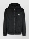 Dolce & Gabbana Hooded Nylon Jacket Featuring Pockets