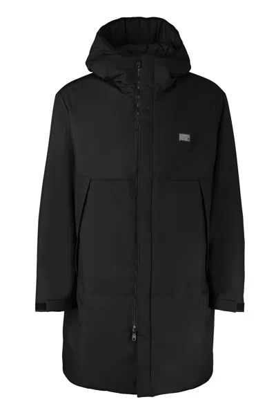 Dolce & Gabbana Hooded Parka Jacket In Black