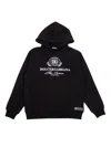 Dolce & Gabbana Hooded Sweatshirt In Black