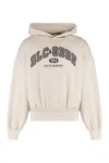 Dolce & Gabbana Hooded Sweatshirt In Jersey With Print In Neutral