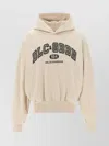 Dolce & Gabbana Hooded Sweatshirt In Jersey With Print In Nude