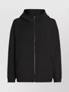 Dolce & Gabbana Hooded Sweatshirt With Front Pockets In Black