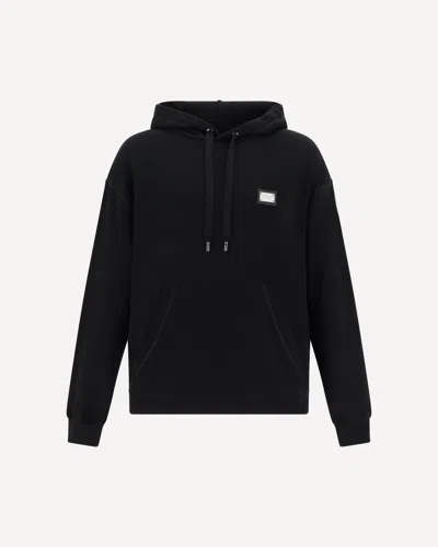 Dolce & Gabbana Hoodie In Black