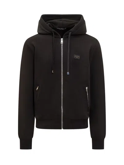 Dolce & Gabbana Hoodie In Black