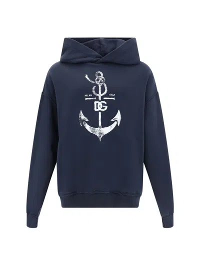 Dolce & Gabbana Hoodie In Blu Scurissimo 1