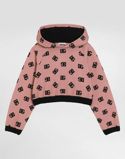 Dolce & Gabbana Hoodie With Dg Logo Print