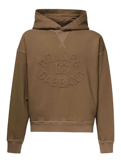 DOLCE & GABBANA SUDADERA - MARRÓN