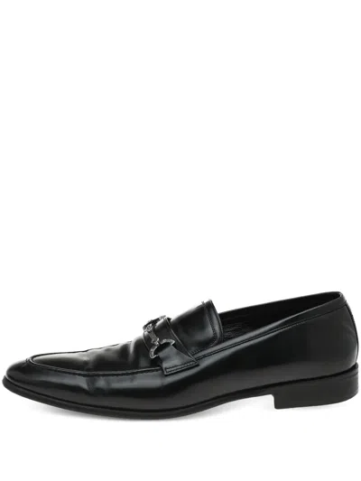Pre-owned Dolce & Gabbana Horsebit-detail Loafers In Black