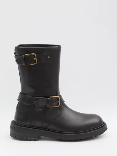 Dolce & Gabbana Horseride Leather Boots