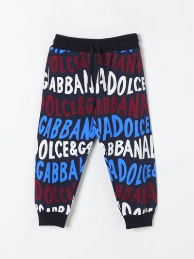 Dolce & Gabbana Pants  Kids Color Blue In Blau