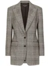 Dolce & Gabbana Pied De Poule Check Blazer In Multicolour