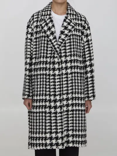 DOLCE & GABBANA DOLCE & GABBANA HOUNDSTOOTH COAT
