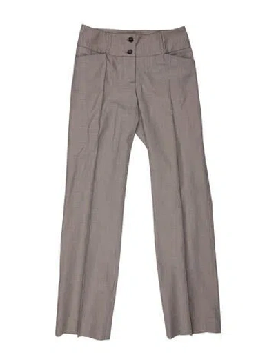 Pre-owned Dolce & Gabbana Houndstooth Print Straight Leg Pants In Multi
