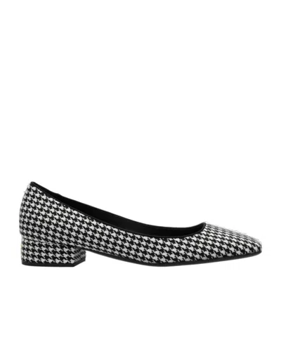 DOLCE & GABBANA DOLCE  GABBANA HOUNDSTOOTH SQUARE-TOE PUMPS