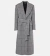 Dolce & Gabbana Check-pattern Coat In Multicoloured