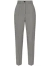 Dolce & Gabbana Waistband Loop Casual Pants In Brown