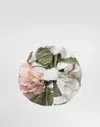 Dolce & Gabbana Hydrangea-print Poplin Scrunchie In Multi