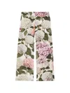 Dolce & Gabbana Hydrangea-print Poplin Trousers In Multi