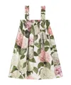 Dolce & Gabbana Hydrangea-print Poplin Dress In Multi