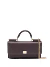 Dolce & Gabbana Iguana-effect Mini Bag In Purple