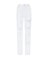 Dolce & Gabbana Gerade Jeans Im Distressed-look In White