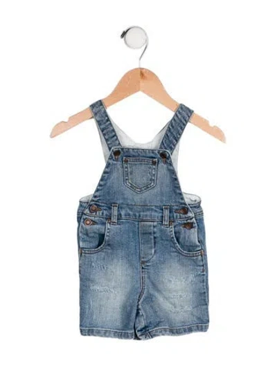Pre-owned Dolce & Gabbana Babies' Infant Boys' Denim Overalls In Blue