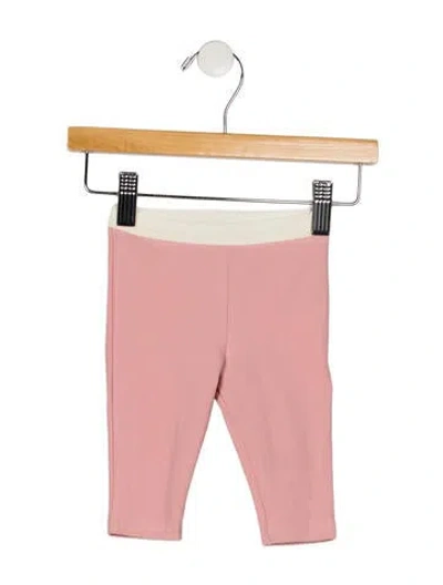 Pre-owned Dolce & Gabbana Babies' Infant Girls' Solid Leggings In Pink