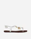 Dolce & Gabbana Flip Flops In Bianco