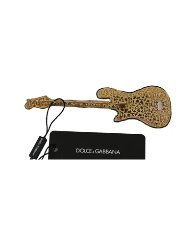 Dolce & Gabbana Initial Brooch In Gold