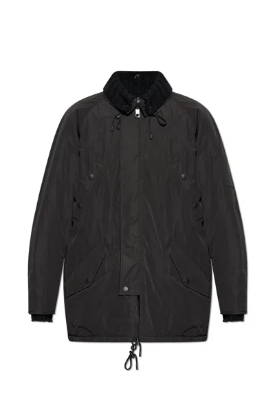 Dolce & Gabbana Insulated Parka With Hood In Black