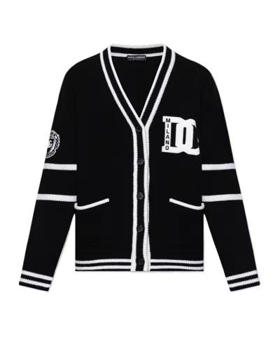 Dolce & Gabbana Cardigan In Black