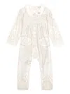 Dolce & Gabbana Interlock Dg-logo Babygrow Set In Neutrals
