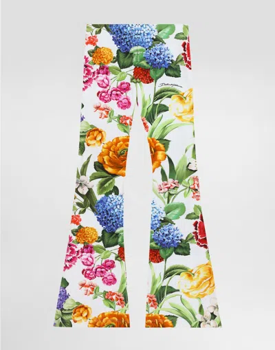 Dolce & Gabbana Interlock Pants With Floral Print