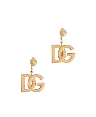 DOLCE & GABBANA DOLCE  GABBANA INTERLOCKING LOGO EARRINGS