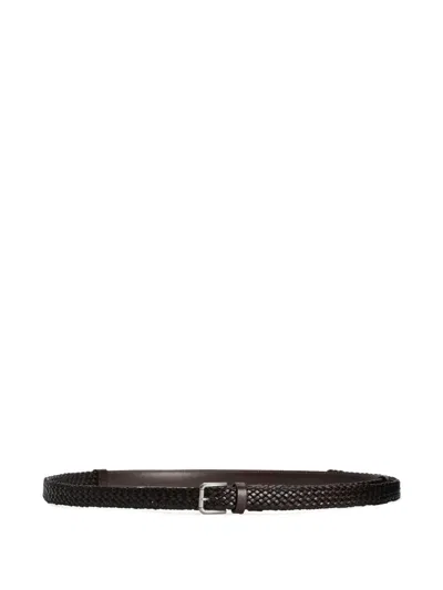 Dolce & Gabbana Interwoven Belt In Black