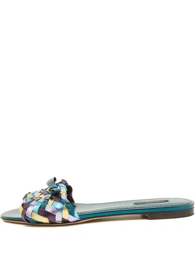 Pre-owned Dolce & Gabbana Interwoven Sandals