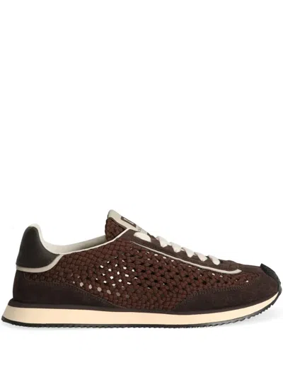 DOLCE & GABBANA INTERWOVEN SNEAKERS