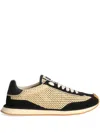 Dolce & Gabbana Interwoven Sneakers In Neutrals