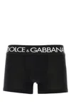 Dolce & Gabbana Bipack Logo Regular Boxer In Black