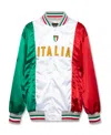 Dolce & Gabbana Italia Colour-block Bomber Jacket In White