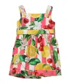 Dolce & Gabbana Italian Holiday-print Poplin Playsuit In Multicolor