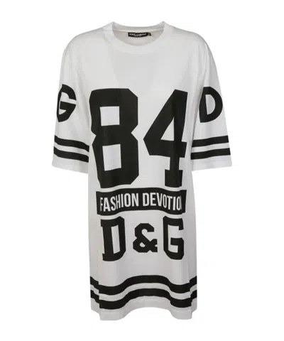Dolce & Gabbana Item O-neck Short-sleeved T-shirt In White