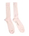 Dolce & Gabbana Ivory Cotton Stretch Logo Over Calf Socks In Black