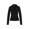 Dolce & Gabbana Black Notched Collar Blazer In Black