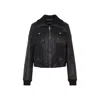 Dolce & Gabbana Bomber Jacket With Elasticated Hem And Wide Collar In Black