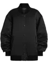 Dolce & Gabbana Oversized Jacket With Embossed Print In Black