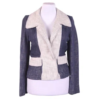 Pre-owned Dolce & Gabbana Jacket Cotton Linen In Gray